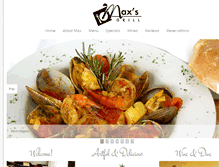 Tablet Screenshot of maxgrill.com